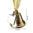 Clearance! Christmas Popular Table Decoration Gold Metal Bell Christmas