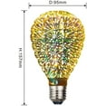 thumbnail image 2 of LINLIN 4 Pack Firework Light Bulb, E27 AC 85-220V 4W LED Light Bulbs Edison Classic Firework Bulb for Christmas, Birthday, Party, Wedding, 2 of 5
