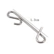 thumbnail image 4 of 50 piezas de línea de pesca trenzada de alambre sin nudos, conector de señuelo de pesca, anzuelo, barril, anillo sólido, giratorio, accesorio para aparejos de pesca de carpa con mosca, 4 of 4