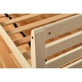 thumbnail image 6 of Kodiak Furniture Boho Wood Daybed in White Finish with Linen Aqua Mattress, 6 of 7