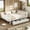 White, variant on URTR Queen Size Platform Bed with Storage Drawers, Low Profile Metal Daybed Frame, Upgraded Safety Round-Pipe Design, Space-Saving, No Box Spring Needed, Black