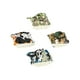 thumbnail image 4 of Tanque de Juguete de 4 Piezas Metal Escala 1:76 Hugo, 4 of 9