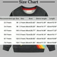 thumbnail image 2 of Cethrio Kids Boys Cotton Sweatshirts, Pullover Crew Neck Graphic Casual Long Sleeve Tops Dark Gray Size 5 T, 2 of 3
