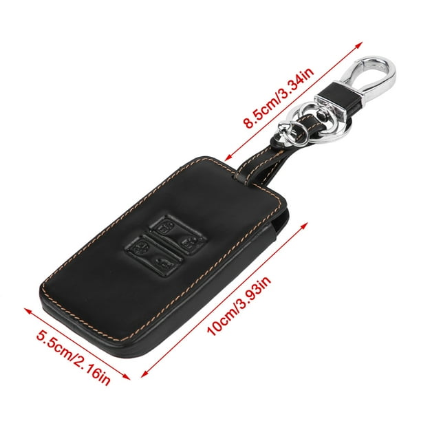 Housse de clé de voiture étui porte-clés noir pièces de décoration véhicul