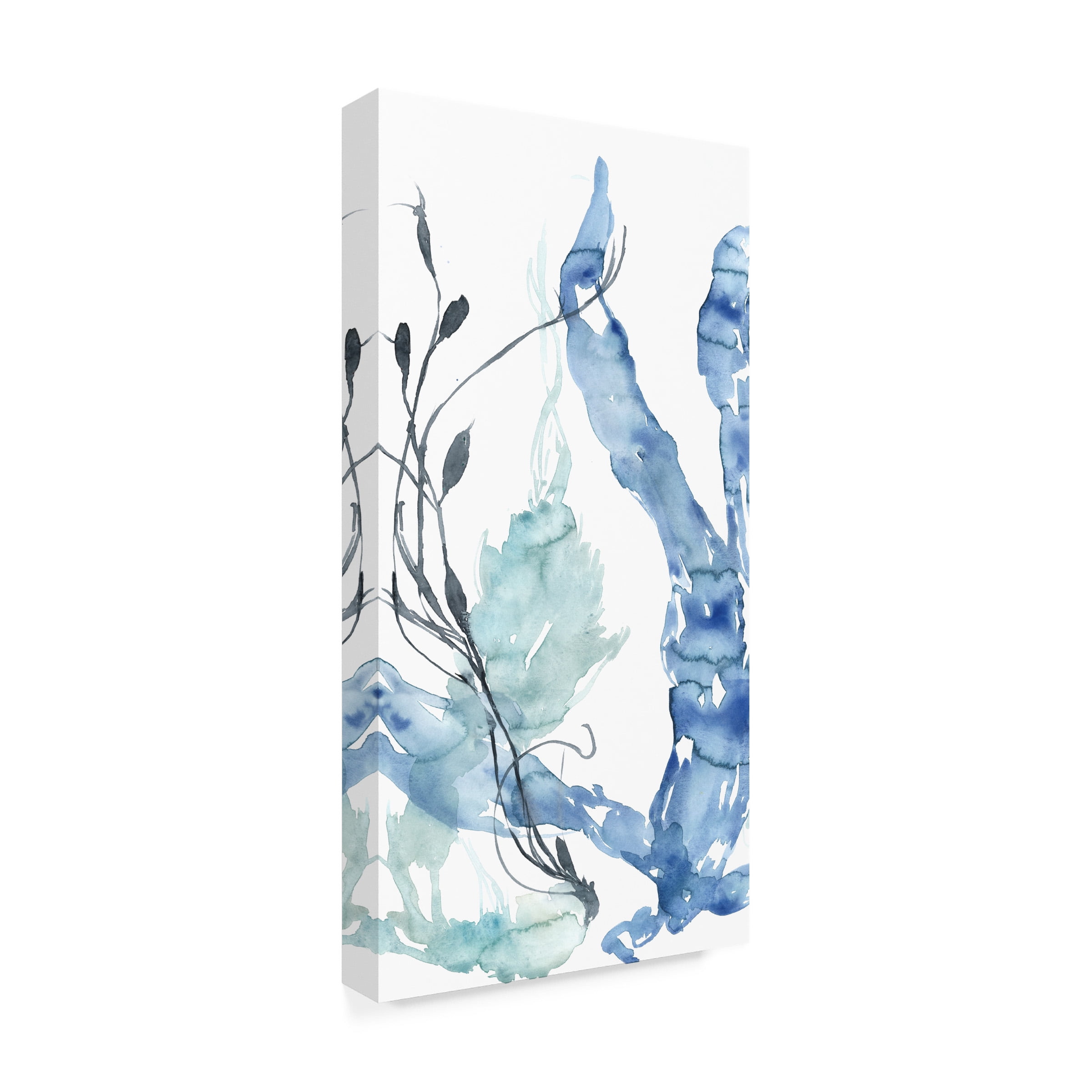 Jennifer Goldberger 'Ocean Etude Triptych II' Canvas Art