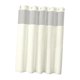 thumbnail image 4 of Cortina de ducha, accesorio versátil para baño, forro de hotel, lavable. Crema, 4 of 8