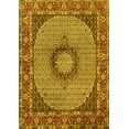 thumbnail image 1 of Ahgly Company Indoor Rectangle Medallion Yellow Traditional Area Rugs, 8' x 12', 1 of 4