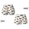thumbnail image 5 of Lsque Cow Pattern High Waisted Biker Shorts for Women-Tummy Control Fitness Athletic Workout Running Yoga Gym Shorts,Moisture-Wicking-X-Large, 5 of 9