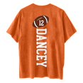 thumbnail image 5 of Tops Cortos para las Mujeres, Doble Cara Impreso Cuello Redondo Gota Hombro Camiseta, Top Estirable Casual, 5 of 5