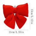 thumbnail image 2 of Christmas Wreath Bow, Christmas Tree Bows Xmas Bows Decoration Bows- Christmas Tree Pendants And Ornaments, 2 of 5