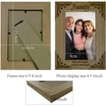 thumbnail image 3 of Grandparents Picture Frame Wood Photo Frames Engraved Display 4x6 Tabletop Frame for Hanging Wall Home Gifts Desk-A Grandchild is Someone Who Reaches for Your Hand but Touches Your Heart DIY, 3 of 8