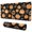 Halloween Dot Pumpkin Black Pattern, variant on Black Halloween Spider Webs Extended Large Mouse Pad, Large Mouse Mat with Non Slip Base & Stitched Edges, Smooth Polyester Gifts for Birthday Christmas Thanksgiving,31.5"x11.8"