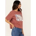 thumbnail image 2 of Cleo + Wolf Women's Brooklyn Motel Short Sleeve Graphic Tee Oatmeal X-Large  US, 2 of 4