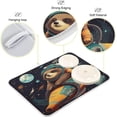 thumbnail image 4 of Sloth Space Planet Dish Drying Mat for Kitchen Counter, Ultra Absorbent Reversible Microfiber Dishes Drying Rack Pad Heat-resistant Mats 18x24in Home Decor, 4 of 7