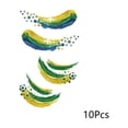 thumbnail image 2 of Tatuajes temporales para rostro y cuerpo: tatuajes de fútbol resistentes al agua para aficionados al deporte, decoraciones para animar a los hinchas en los partidos, divertidos recuerdos para fi, 2 of 6
