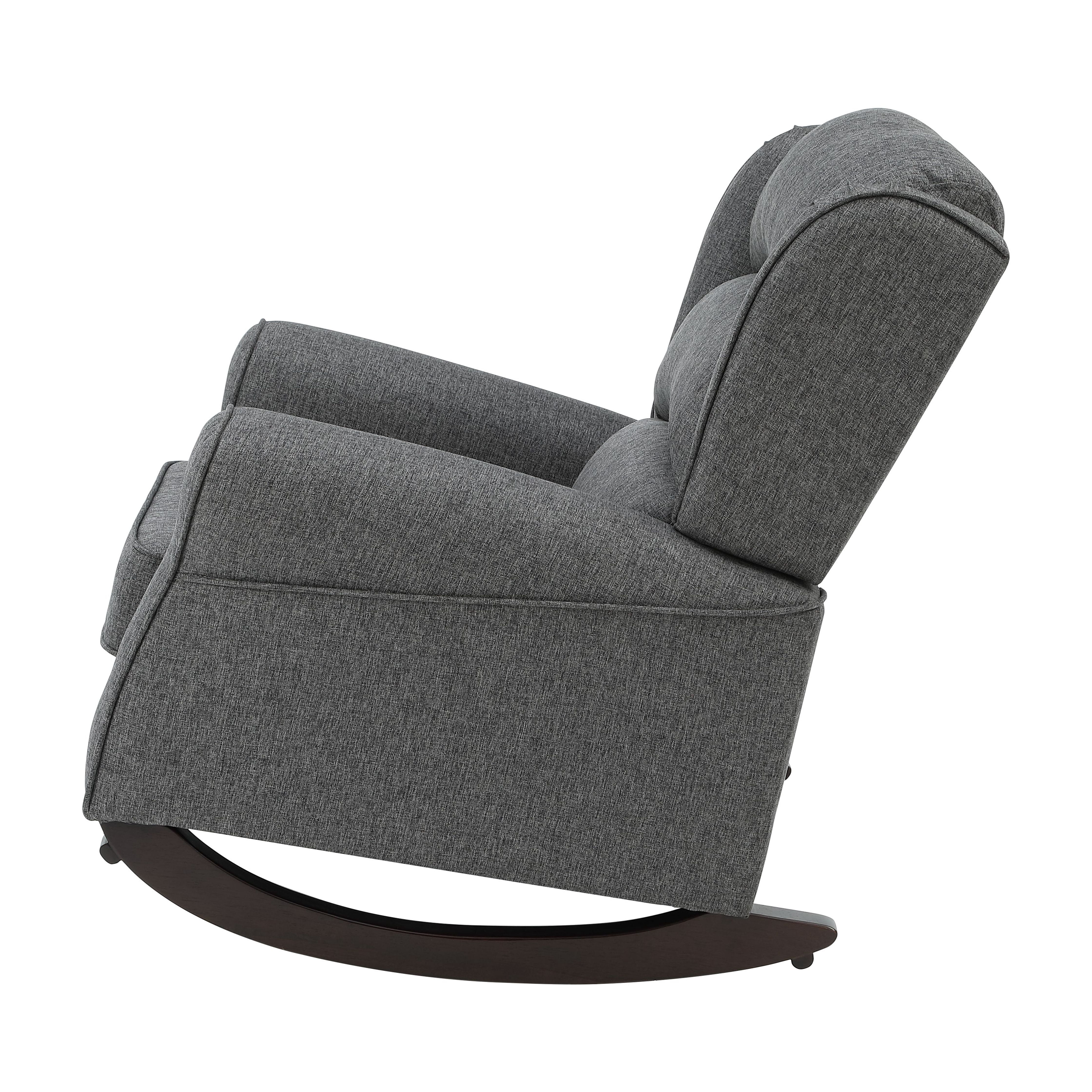 Newboti Furniture Grey Rocking Chair With Flared Arm 1545