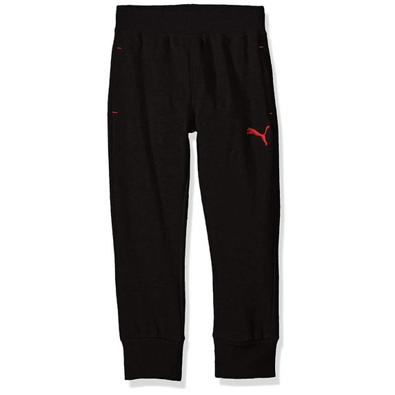 Puma Boys' French Terry Jog Pant Black 10/12