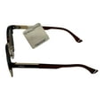 thumbnail image 4 of Fila Mens Soft Square Matte Brown Gold Sunglass, Brown Gradient Lens SF9945  648, 4 of 6