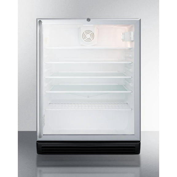 SUMMIT SCR600BGLCSSADA specialty refrigerator