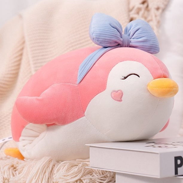 Custom office Winter Warm Hand Warming Pillow animal plush toys Cartoon penguin Hand Warming Plush Toy Doll