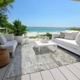 thumbnail image 6 of Addison Rugs Chantille Indoor/Outdoor Contemporary Abstract Taupe Washable Rectangle Rug, 5' x 7'6", 6 of 6