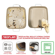 NEOFLAM FIKA 11 Grill Frying Pan for Stovetops and Induction | Made in Korea