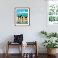 thumbnail image 3 of Art.com Horses on the Beach Art Print by Jane Slivka, Brown Frame Wall Art, 23" x 29", 3 of 5
