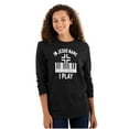 thumbnail image 3 of In Jesus Name I Play Piano Music Plus Size Long Sleeve Graphic Tee Shirt Brisco Brands 3X, 3 of 5