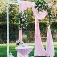 thumbnail image 3 of Gymchoice Wedding Stage Decorations Backdrop Party Drapes, ElasticOutdoor Drapery for Wedding Decoration Stage Background Cloth Gauze Curtain, 3 of 8