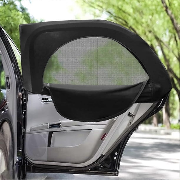 Baby Car, 2 Pieces Car Sun Sock, for Blocking UV Rays, Rear and Front Car Sun Shade, Car Window Sun Cover for Children and Pets (Rear)