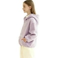 thumbnail image 6 of Boys Girls Polar Fleece Hooded Jacket Full Zip Long Sleeve Coat Sherpa-Lined Warm Casual Outerwear for Big Kids' 5-15Y, 6 of 6