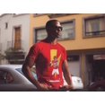 thumbnail image 2 of Game Garment Football Graphic Tee Kansas City Quarterback Throw Lightning Mens T-Shirt - QB#15 Red XS-3XL, 2 of 5