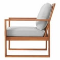 thumbnail image 3 of Alaterre Furniture Grafton Eucalyptus Wood Outdoor Chair, Natural, 3 of 8