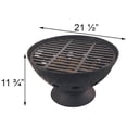 thumbnail image 4 of Esschert Design Cast Iron Fire Bowl with Grate, 21.5" dia., 4 of 4