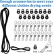 thumbnail image 2 of Travel Clothesline - Portable Clothesline Retractable Clothing with 20 Clothes, 2 of 5