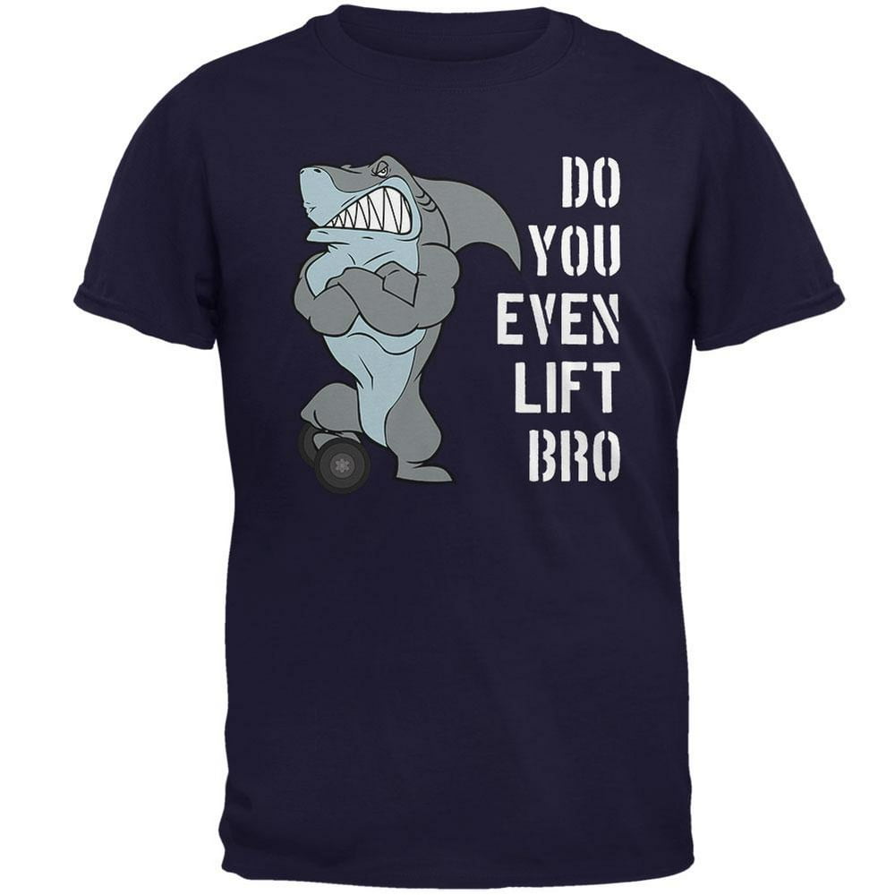 Old Glory Muscular Shark Do You Even Lift Bro Workout