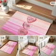 thumbnail image 6 of Valentine's Day Love Washable Area Rug&nbsp;2x3 ft Heart Desserts Gradient Pink Abstract Soft Rectangle&nbsp;Rugs for Living Room, Non Slip Carpet for Bedroom&nbsp;Entryway Dining Room, 6 of 9