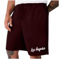 thumbnail image 2 of Mens Casual Shorts Lace-Up Elástico Cintura Bolsillo Ejercicio Fitness Hogar Pantalones de Media Longitud para Diario, 2 of 6