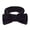Black, variant on Plush Bow Headbands for Women - Wide Spa Facial Soft Elastic Hair Band for Washing Face Skincare Makeup Bath Daily Use Blue