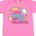 thumbnail image 4 of Inktastic I Love Baking with My Grandma Girls Baby Bodysuit, 4 of 5