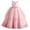 Pink, variant on IBTOM CASTLE Toddler Kids Girls Flower Dress Formal Princess Puffy Tulle Dresses Bridesmaid Wedding Communion Birthday Party Pageant Maxi Prom Gown for Child 4-5 Years Light Blue