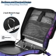 thumbnail image 4 of FORMRS Zipper Binder with Shoulder Strap 2-inch Ring 500 Sheet Capacity File Bag, Pink Digital Art, 4 of 5