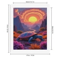 thumbnail image 2 of Paint By Numbers Kit for Adults Beginner - DIY Fantasy Sunset Turtle Landscape Canvas Painting Kits for Adults, Frameless Paint By Number for Adults for Home Wall Decor 16x20 Inch, 2 of 7