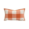 thumbnail image 2 of Funda de Almohada de Lino y Algodón Naranja para Halloween, Cojín para Sofá, Decoración Navideña, 2 of 6