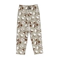 thumbnail image 6 of Uemuo Cotton Tree Pattern Women's Wide Leg Palazzo Lounge Pants with Pockets Light Weight Loose Comfy Casual Pajama Pants-Medium, 6 of 9