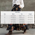 thumbnail image 3 of Jsaierl Women's Floral Print Velvet Tiered Maxi Skirt, Elastic Waist A-Line Skirt with Pockets for Fall Winter, 3 of 6