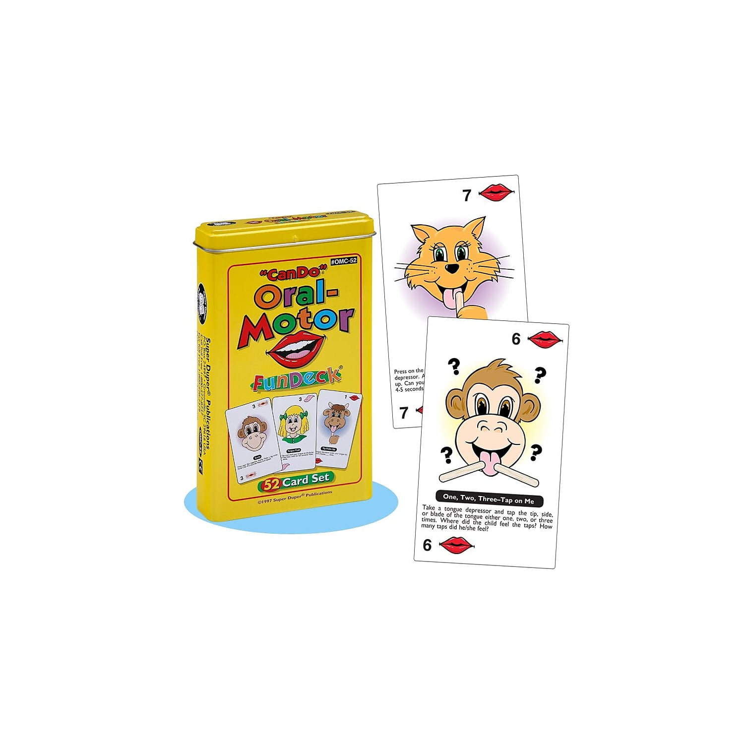 Super Duper ""Can Do"" Oral-Motor Fun Deck Cards OMC52 - Walmart.com