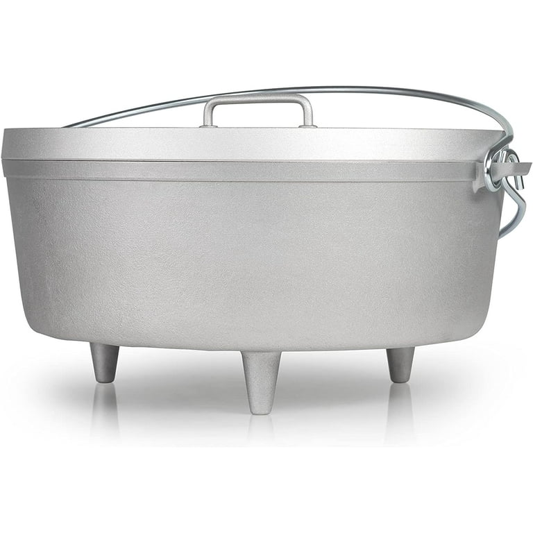 Aluminum Dutch Oven with Fixed Legs 12 Inches