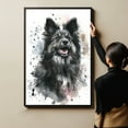 thumbnail image 6 of Belgian Sheepdog Dog Canvas Wall Art Prints,Watercolor Dog Art Canvas Painting Poster,Pet Canvas Painting Puppy Artwork 8x12 inches, 6 of 6