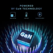 Native Union Fast GaN Charger PD 67W – USB-C Multi-Device Ports with US/CA, EU, UK Adapters (Black)